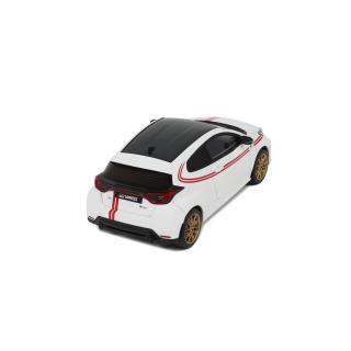 TOYOTA GR YARIS TGR ITALY LIMITED EDITION PURE WHITE 2024 OttO mobile 1:18 Resinemodell (Türen, Motorhaube... nicht zu öffnen!)